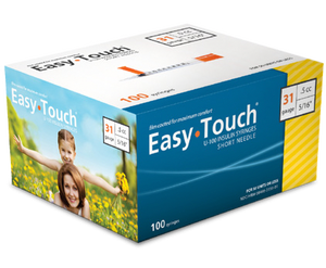 Easy Touch® Insulin Syringe 31G x  ⁵⁄₁₆’’, 1cc
