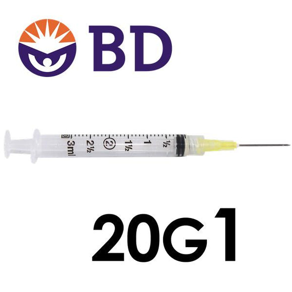 BD™ 3cc Syringe with Needle 20G x 1