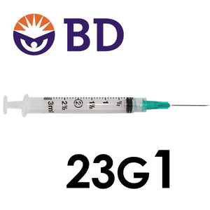 BD™ 3cc Syringe with Needle 23G x 1"
