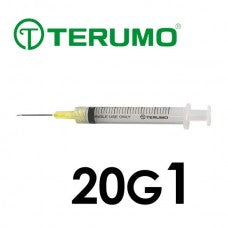 Terumo® Syringe With Needle 3cc with 20G x 1”
