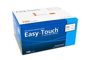 Easy Touch® Insulin Syringe 30G x ½’’, 0.3cc