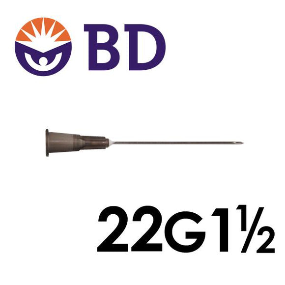 BD™ PrecisionGlide™ Needle 22G x 1 ½”