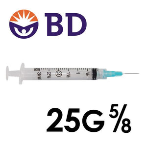 BD™ 3cc Syringe with Needle 25G x ⅝“