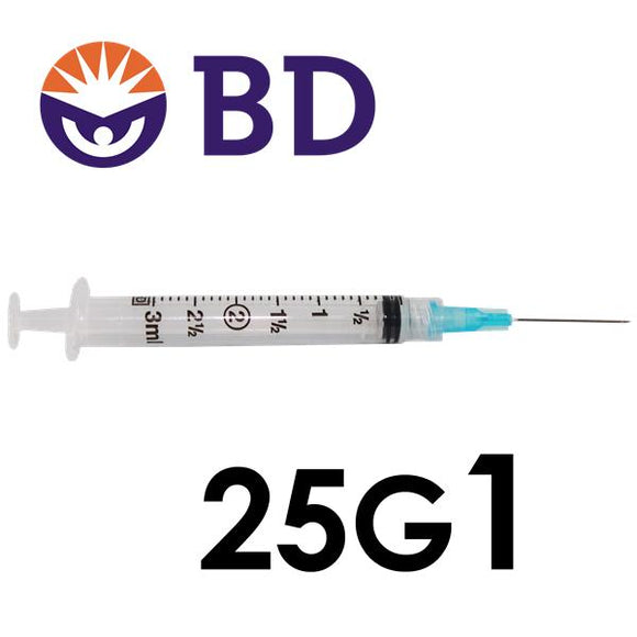 BD™ 3cc Syringe with Needle 25G x 1