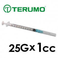 Terumo® Tuberculin 1.0cc with 25G x ⅝”