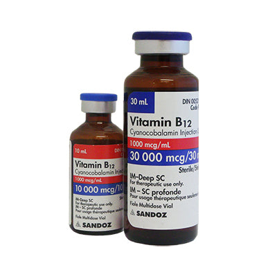 Vitamin B12 1000 mcg/mL 10cc